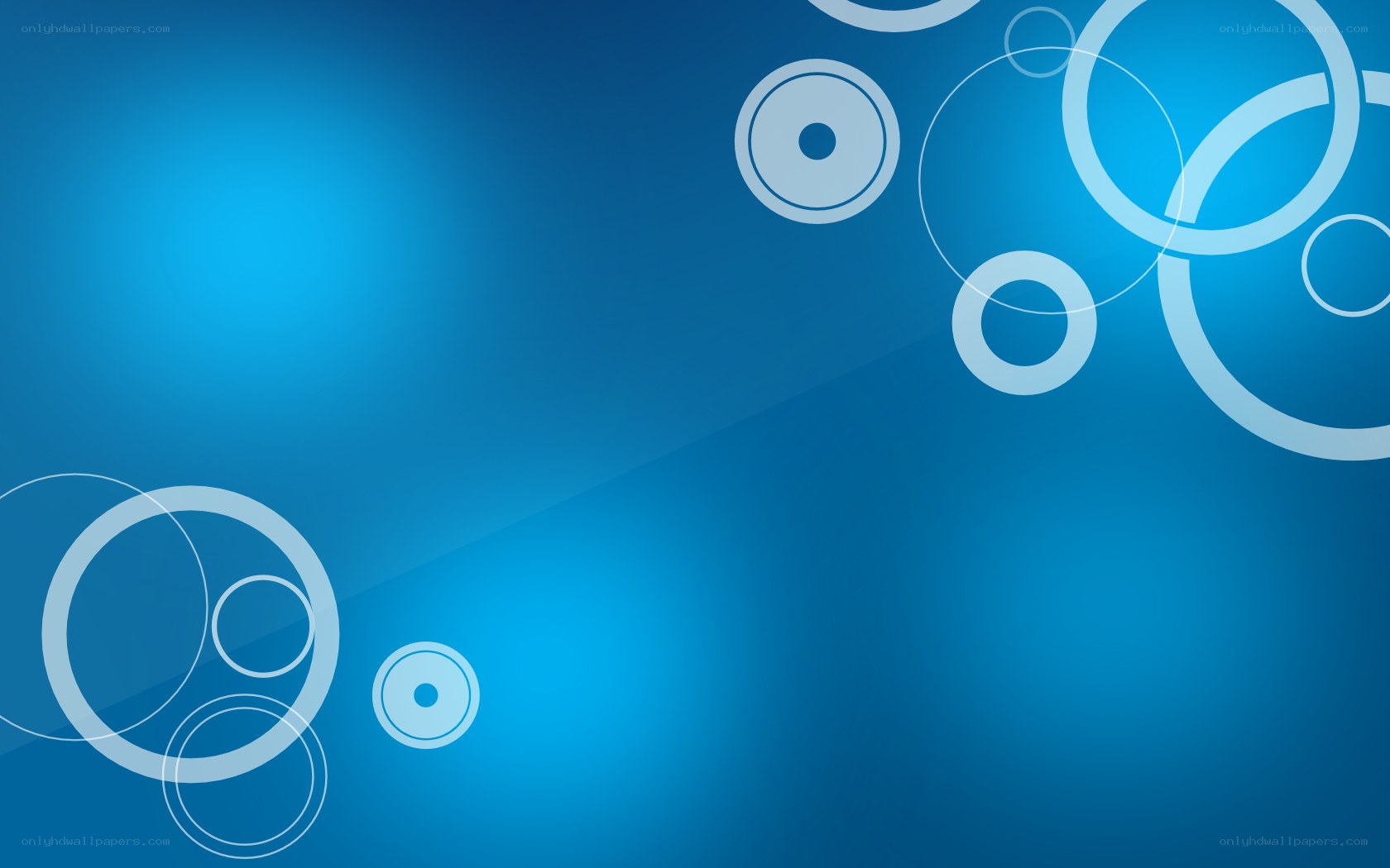 blue abstract circle background