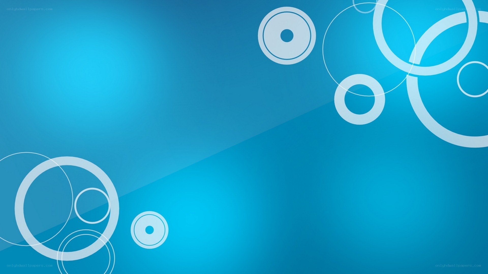 blue abstract circle background