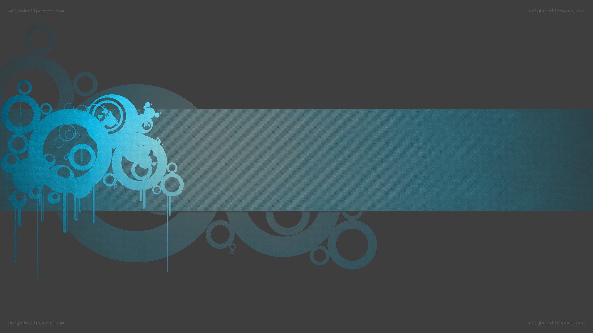 blue abstract circle design