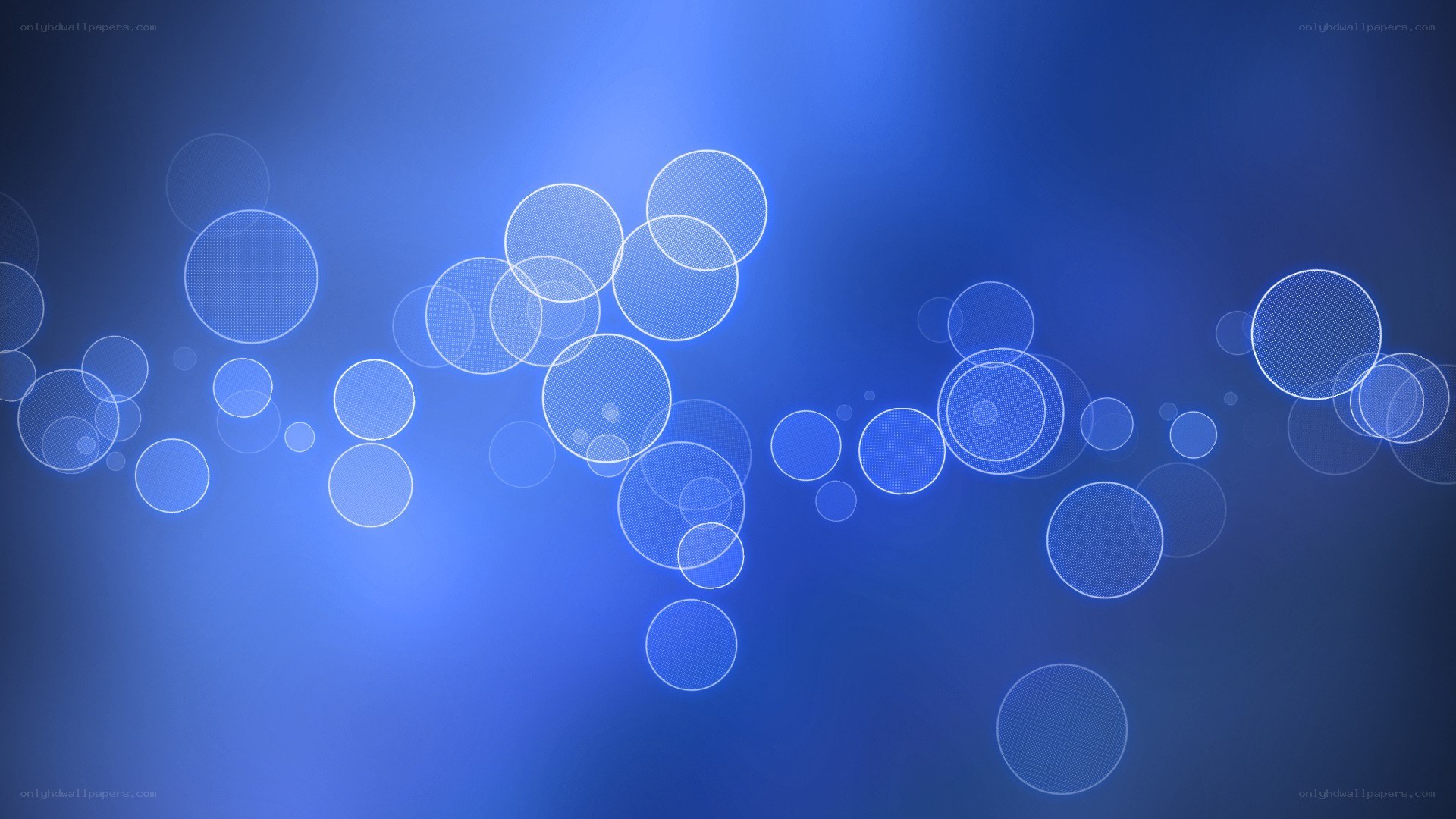 blue abstract circle pattern