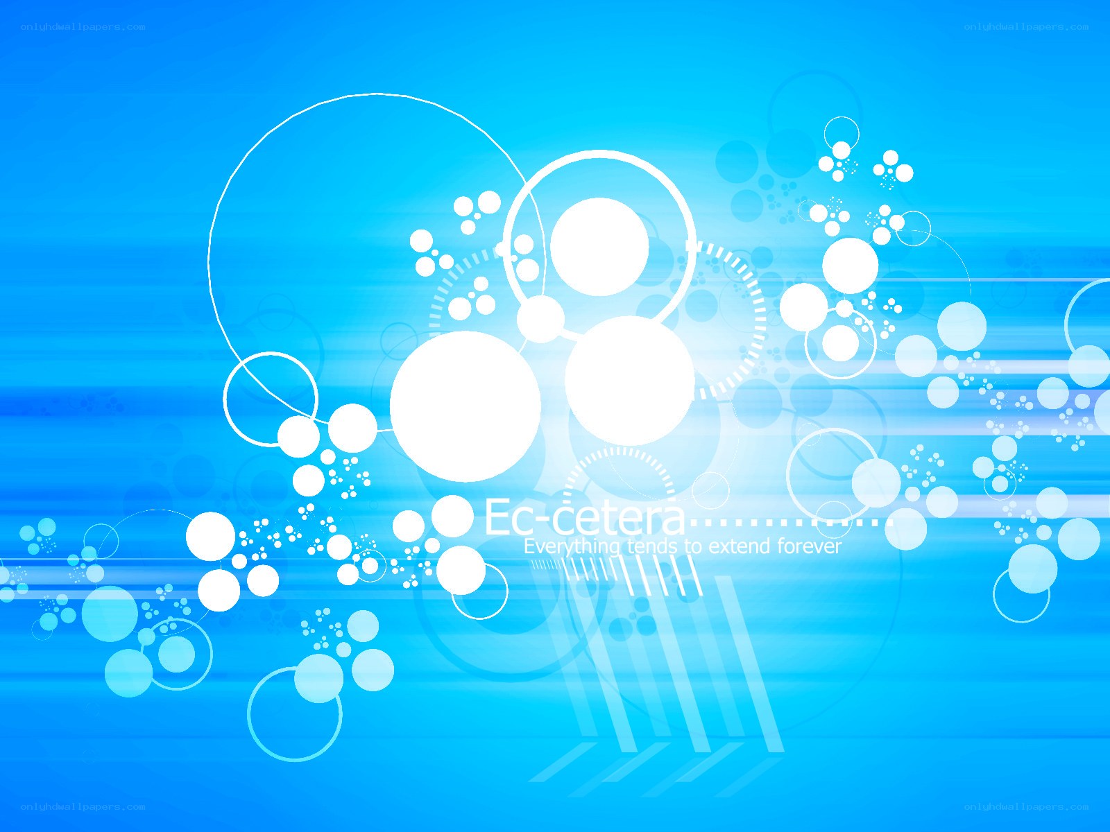 blue abstract circle pattern
