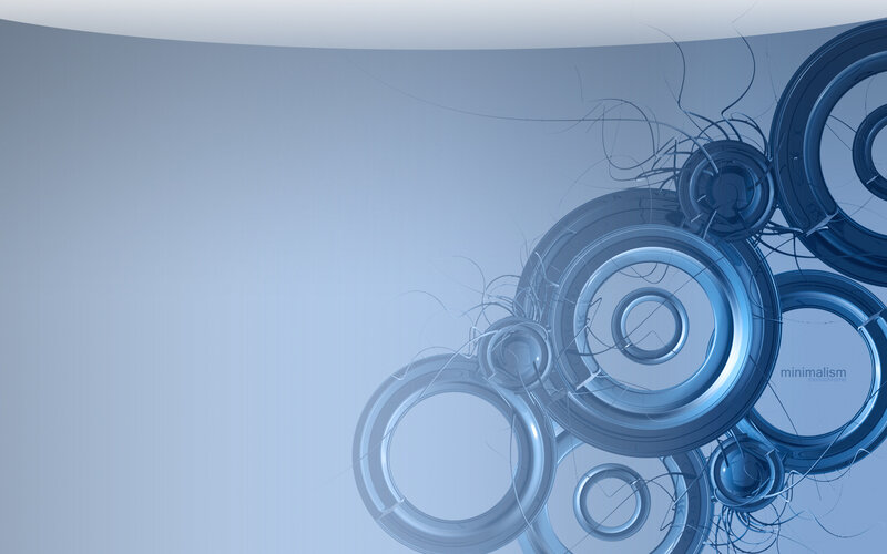 Blue abstract circular design