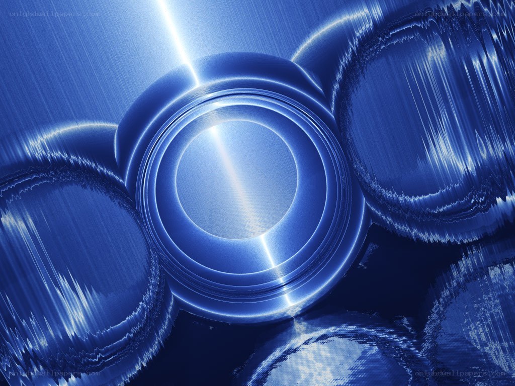 Blue abstract circular design