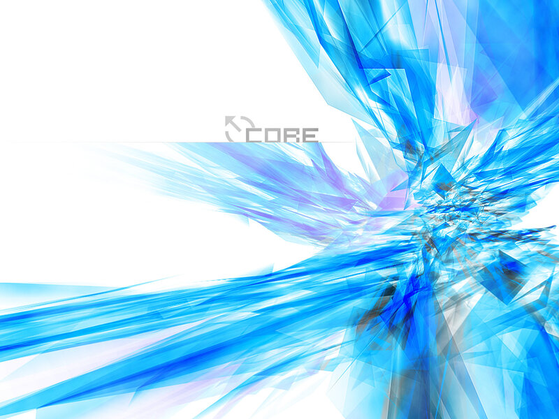 blue abstract crystal explosion