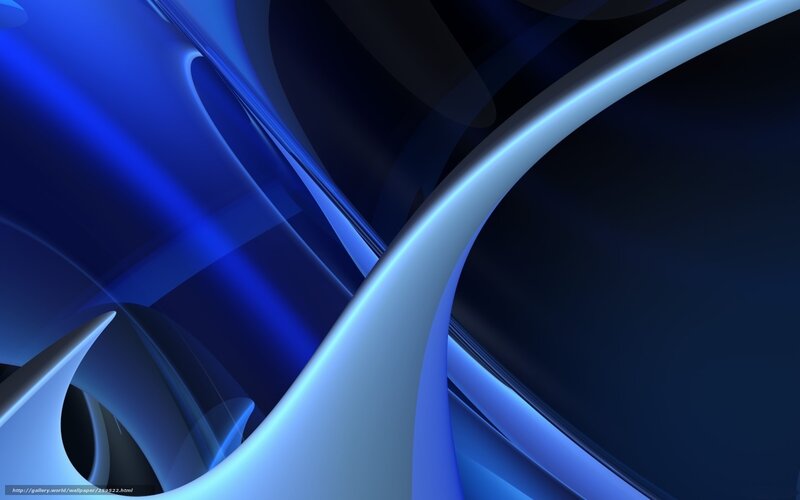 Blue Abstract Curves — Dynamic