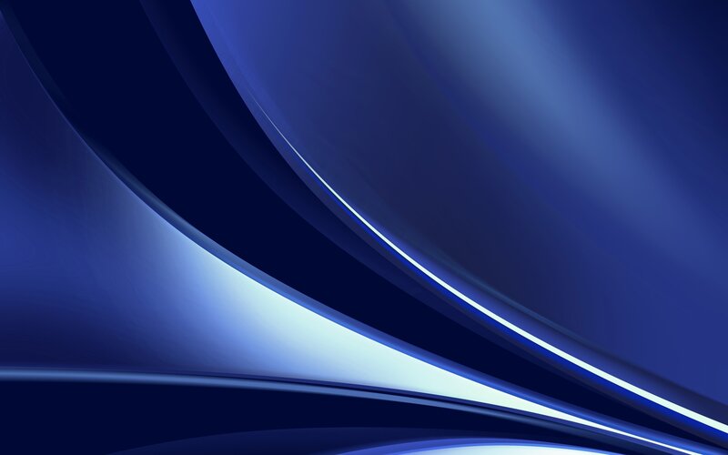 Blue Abstract Curves