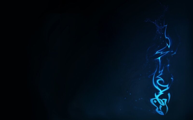 blue abstract design