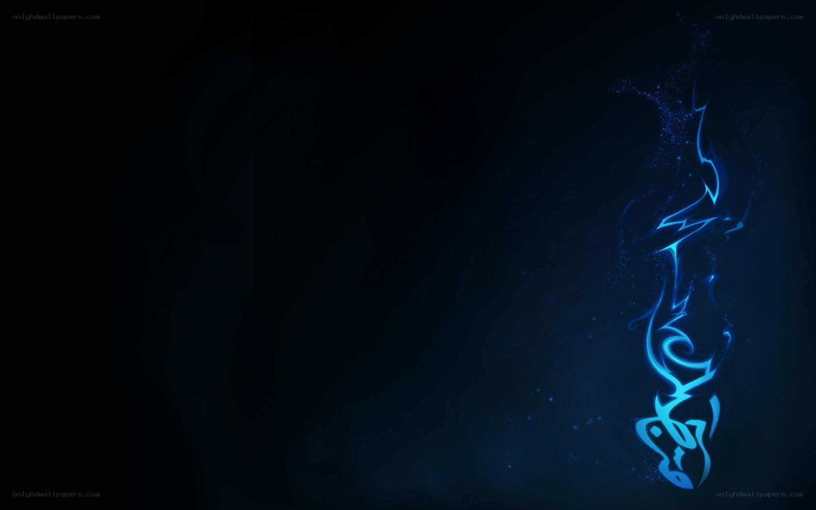 blue abstract design