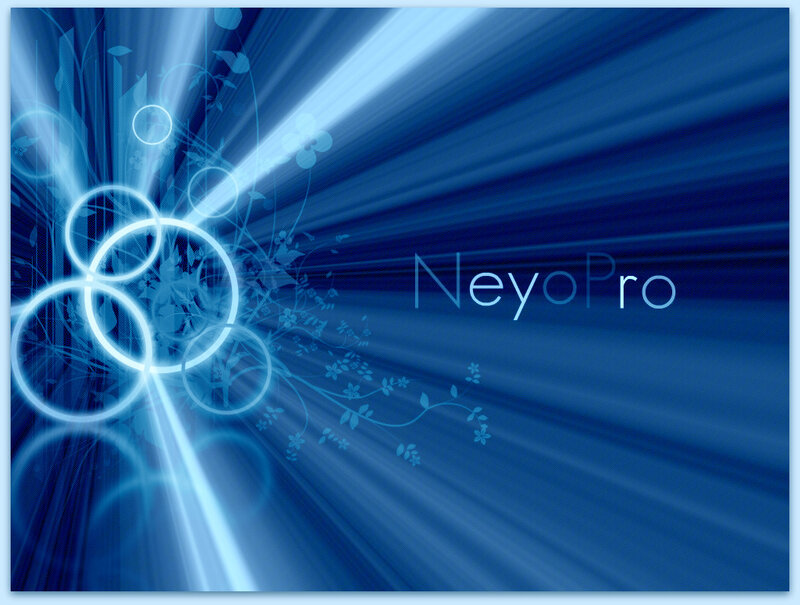 Blue Abstract Design — Dynamic, Digital Art