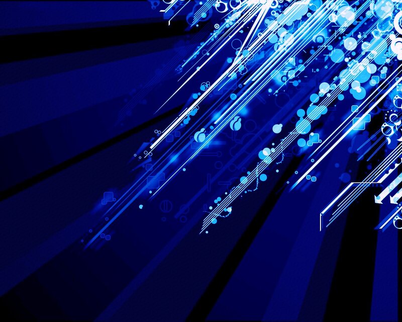 Blue Abstract Design — Dynamic, Lines