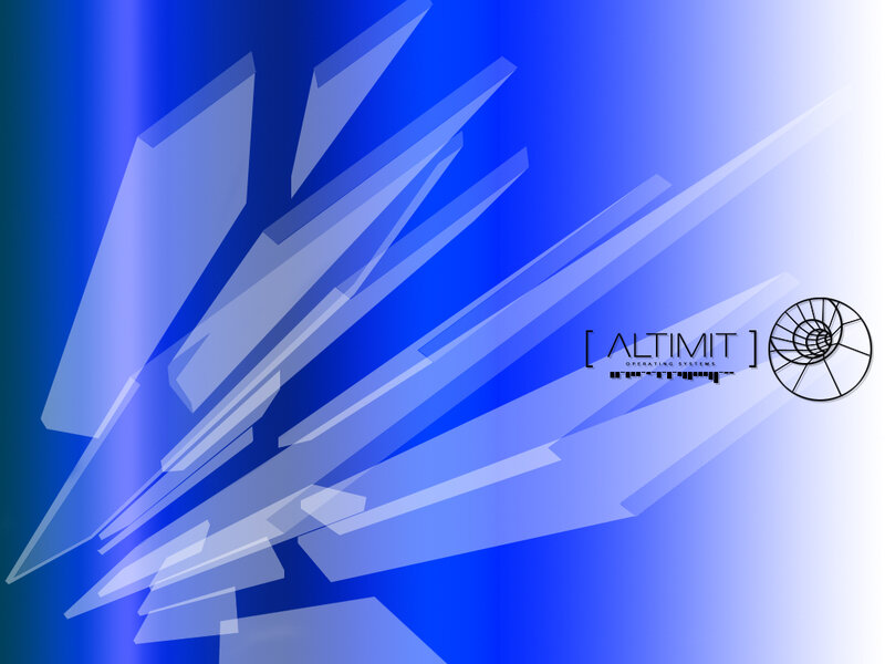 Blue Abstract Design — Modern, Text