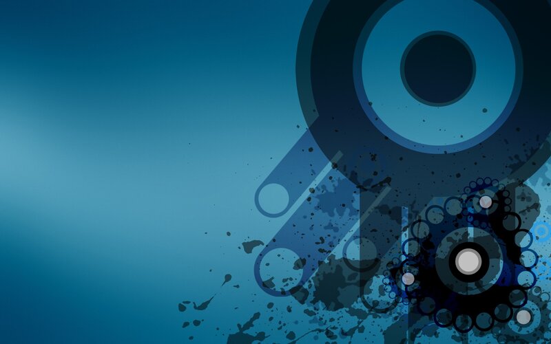 Blue Abstract Design — Modern