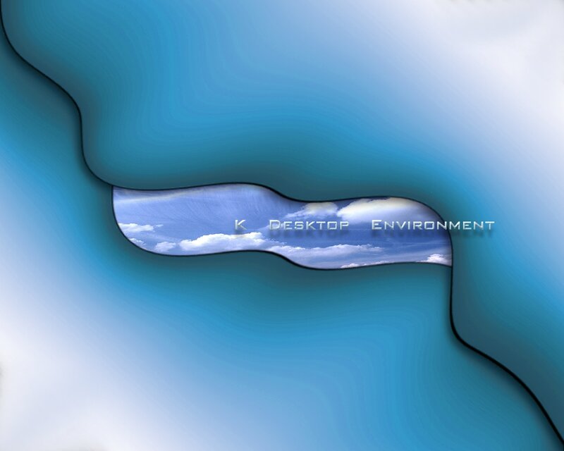 Blue Abstract Design — Serene