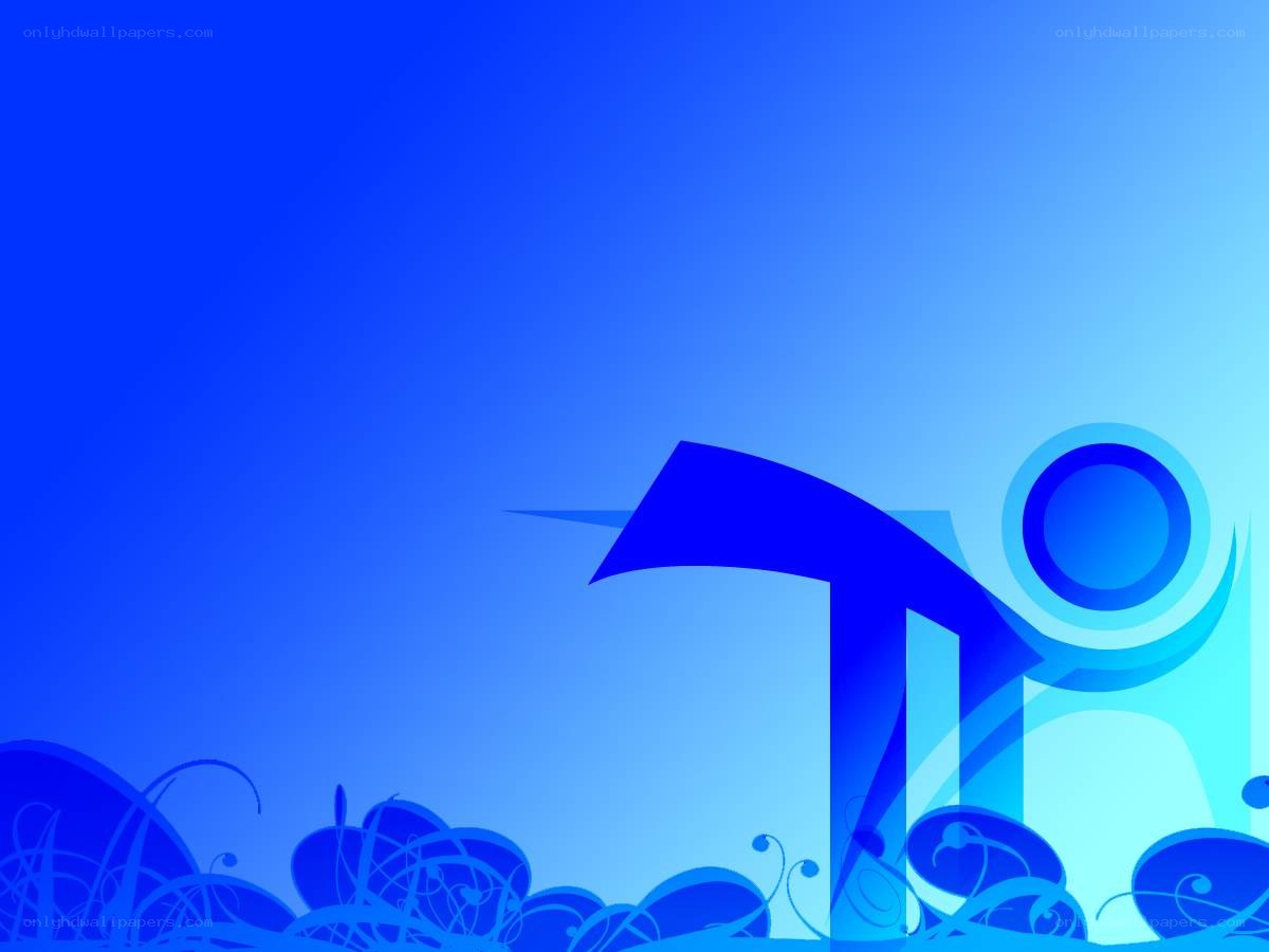 blue abstract design with swirls