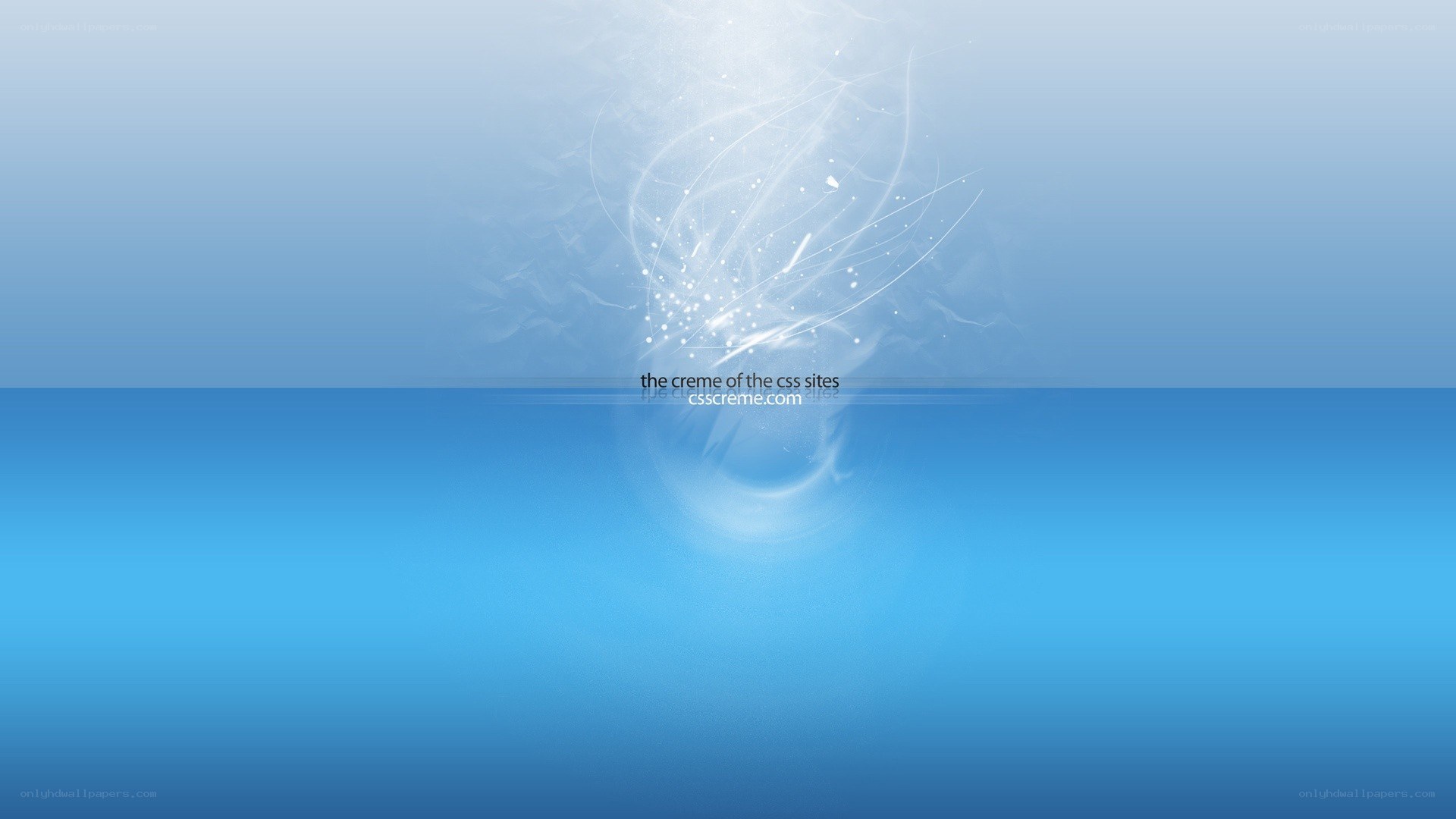 blue abstract design with text
