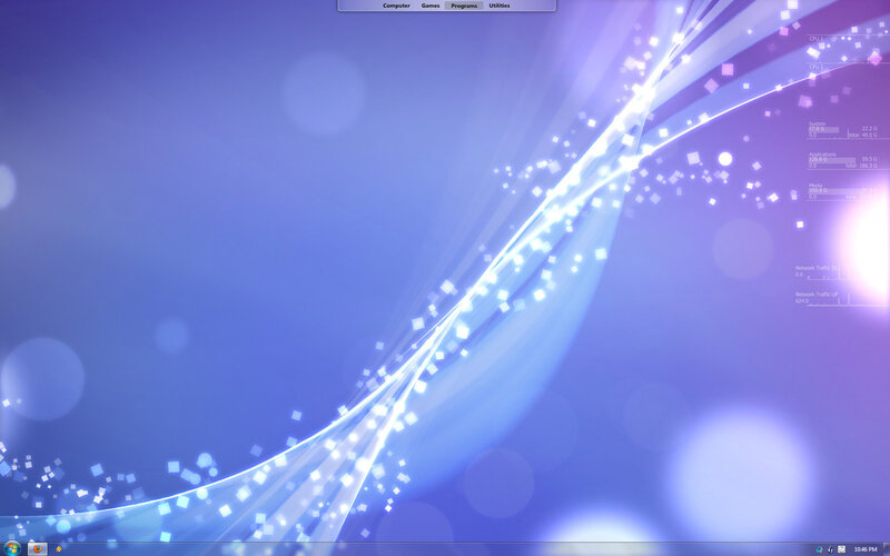 blue abstract desktop background