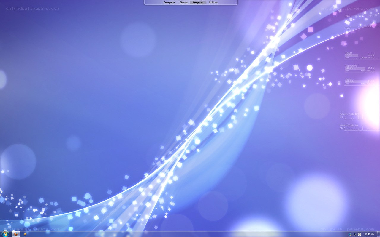 blue abstract desktop background