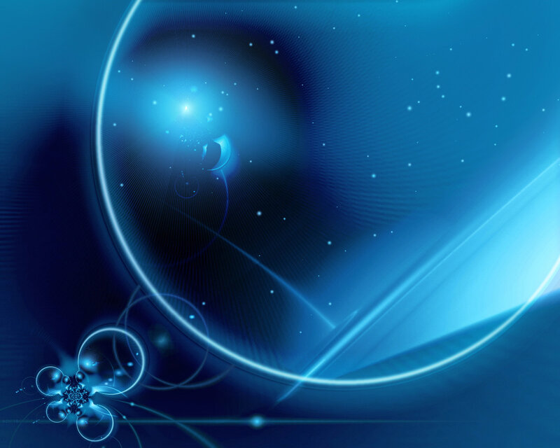 Blue abstract digital art