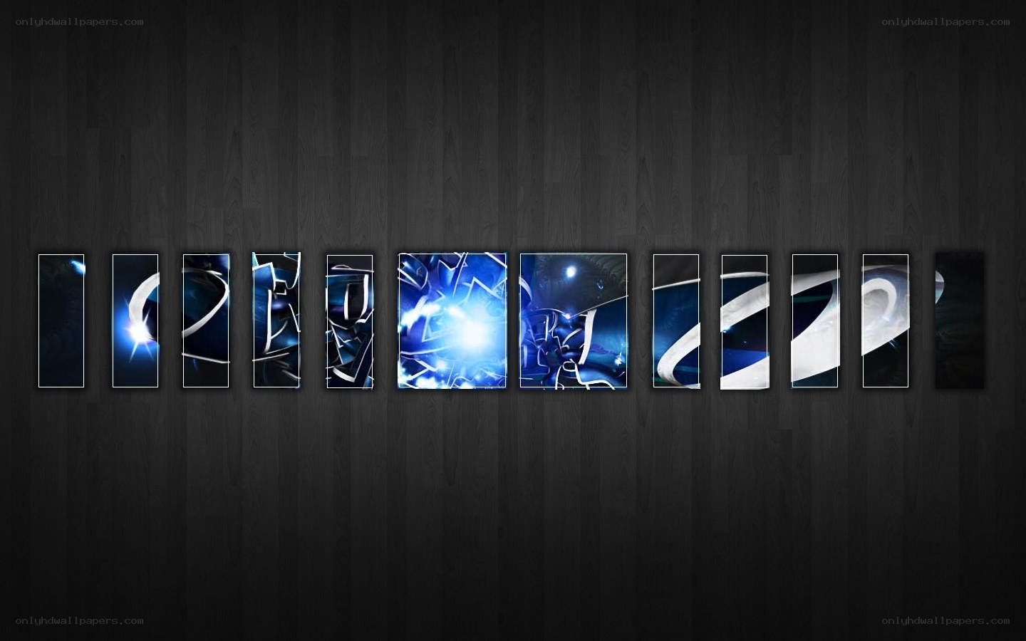 blue abstract digital art