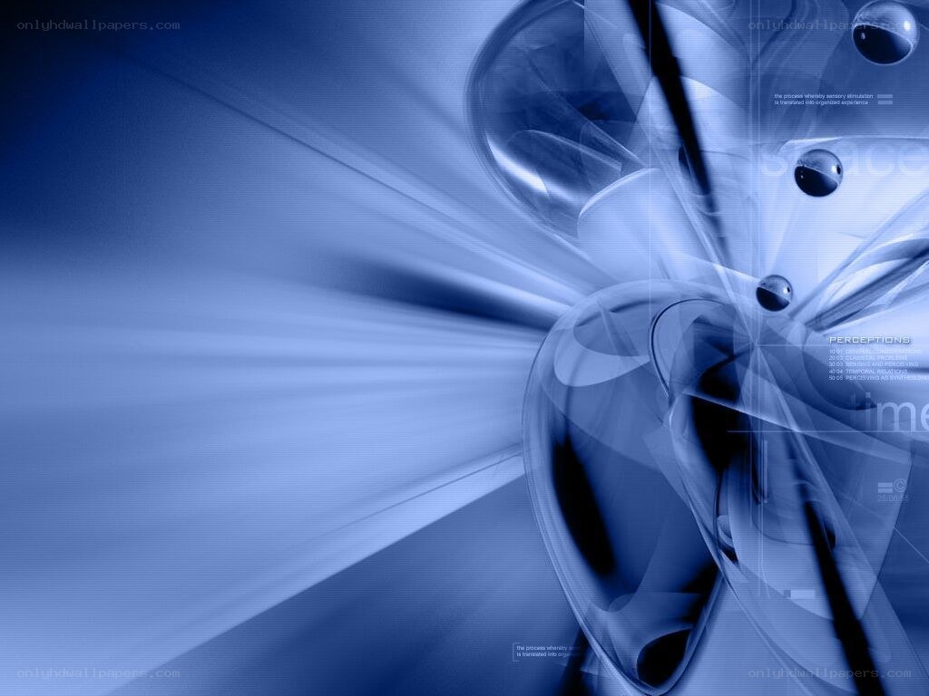 blue abstract digital art