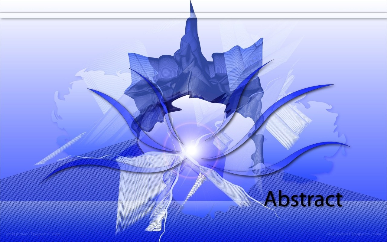 blue abstract digital art