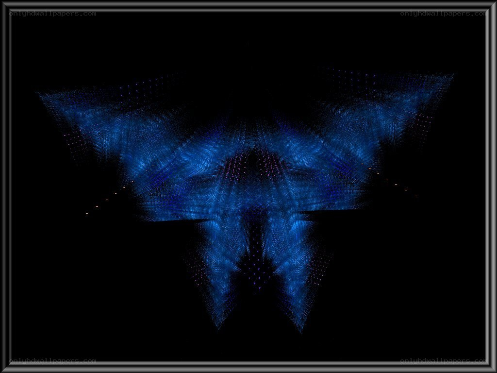 blue abstract digital art