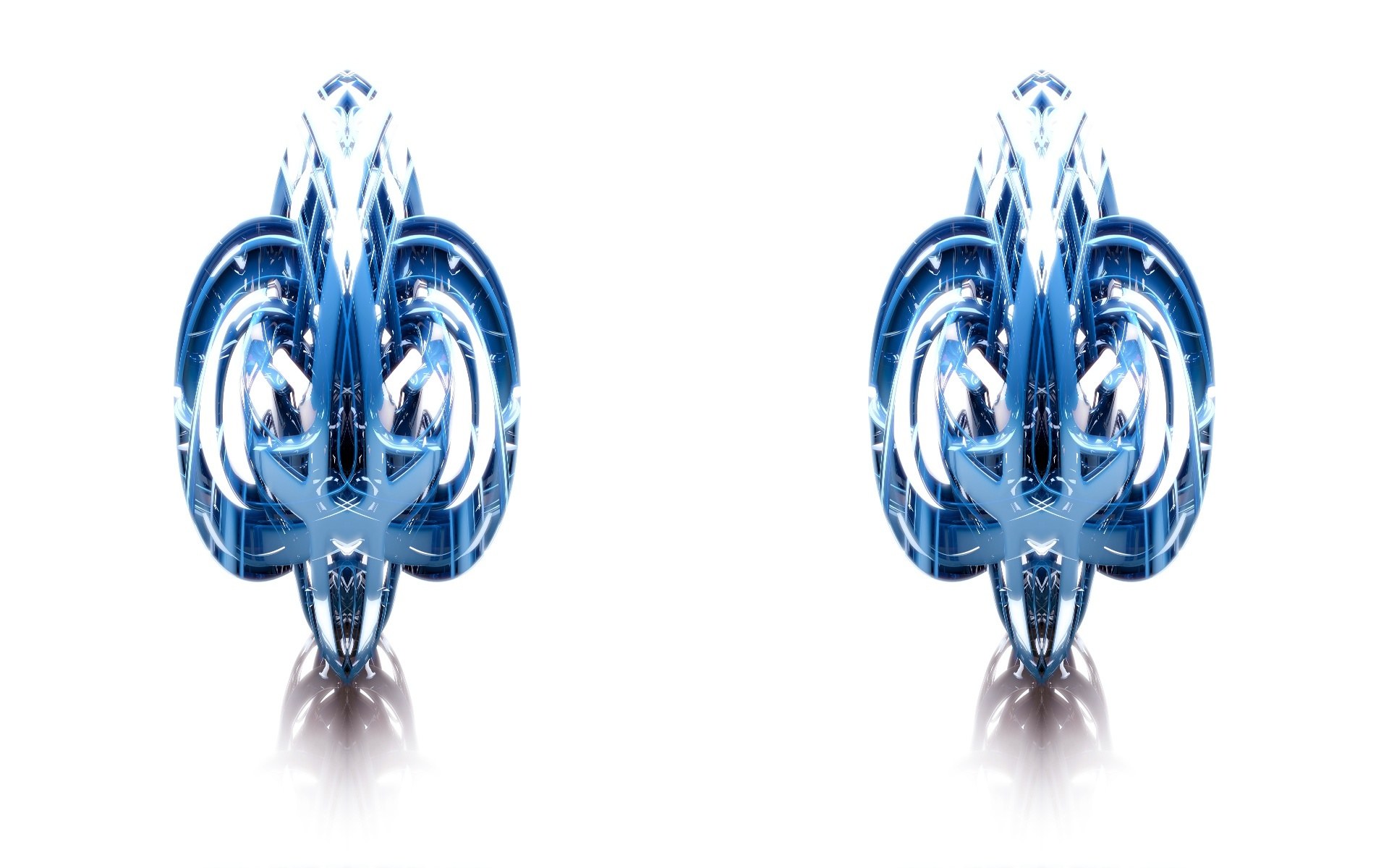 blue abstract digital art