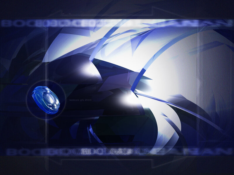 blue abstract digital artwork