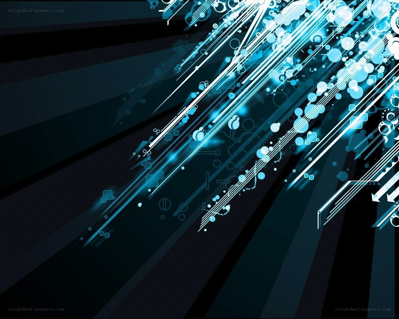 blue abstract digital background