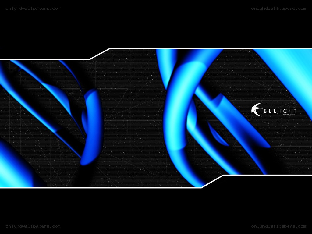 blue abstract digital design