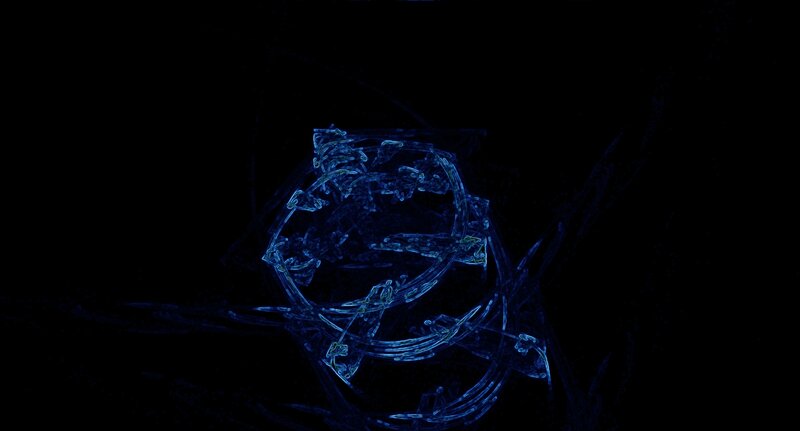 blue abstract digital design