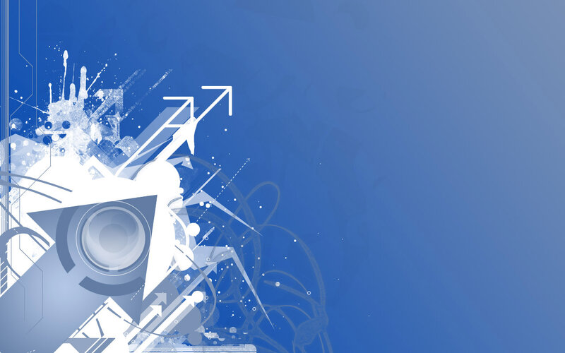 blue abstract digital design