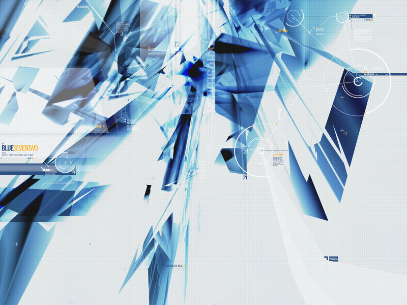 blue abstract digital design