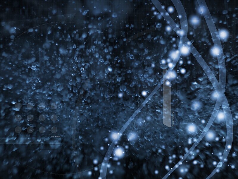 Blue Abstract Digital Pattern — Technological