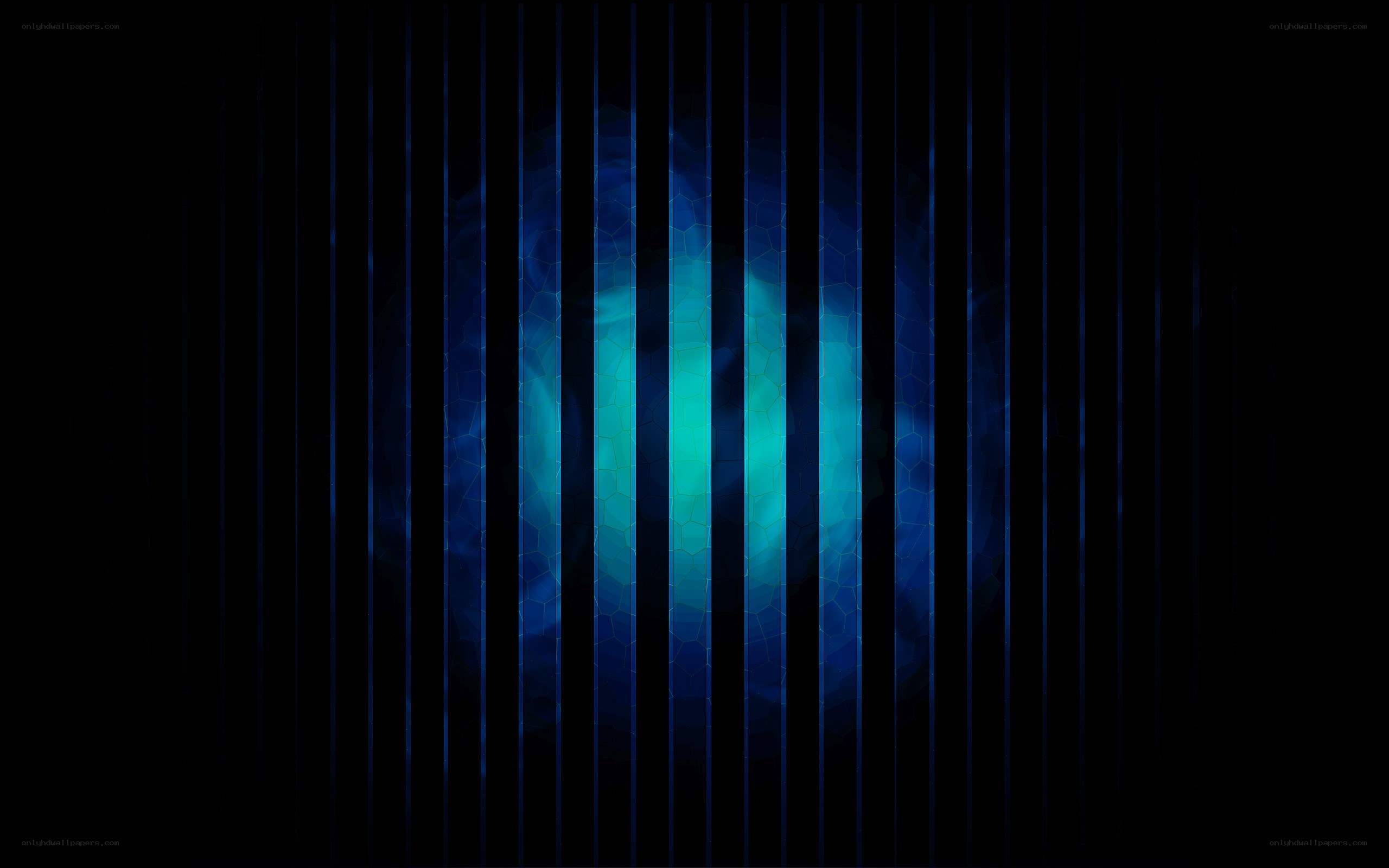 blue abstract digital pattern