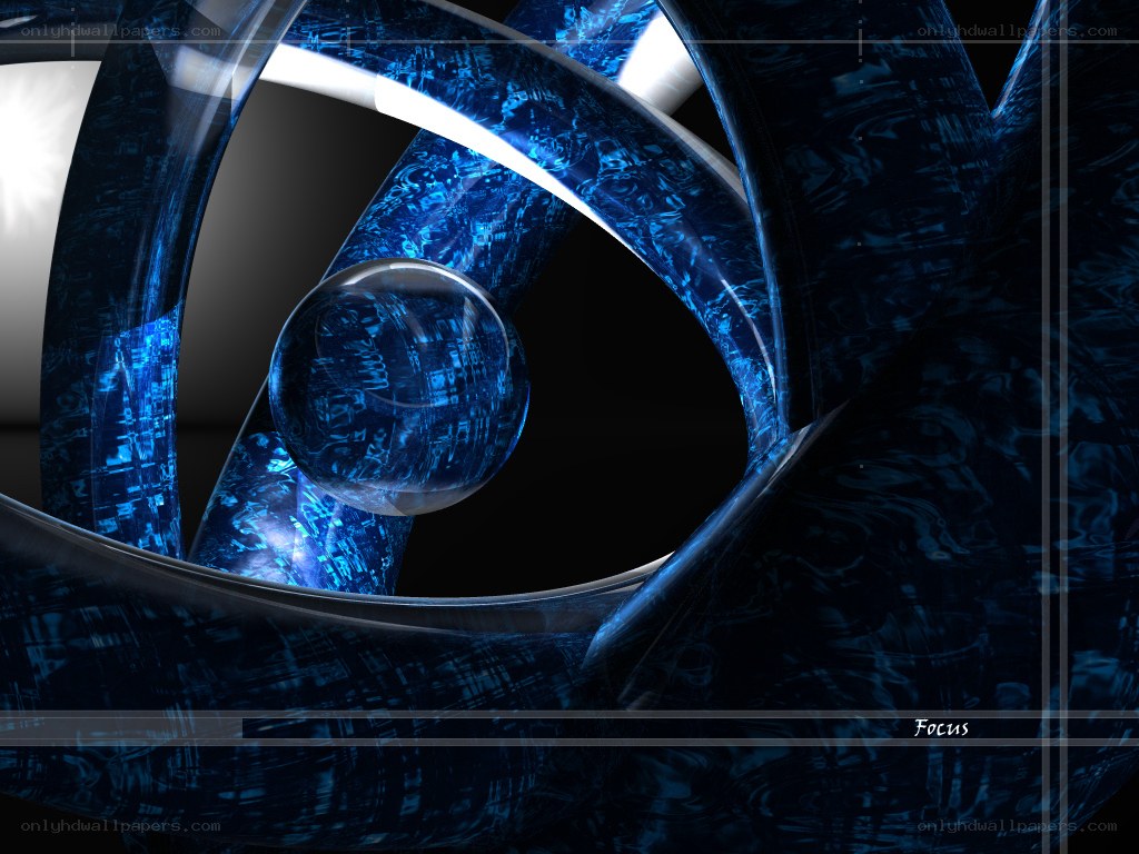 Blue abstract digital sphere