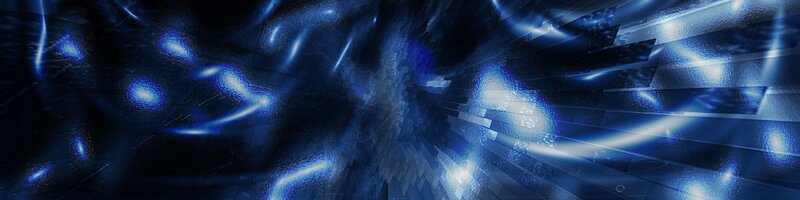 blue abstract digital tunnel