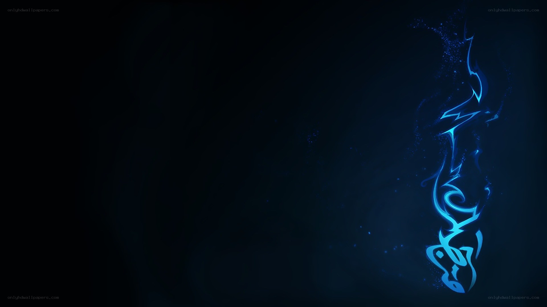 blue abstract energy design