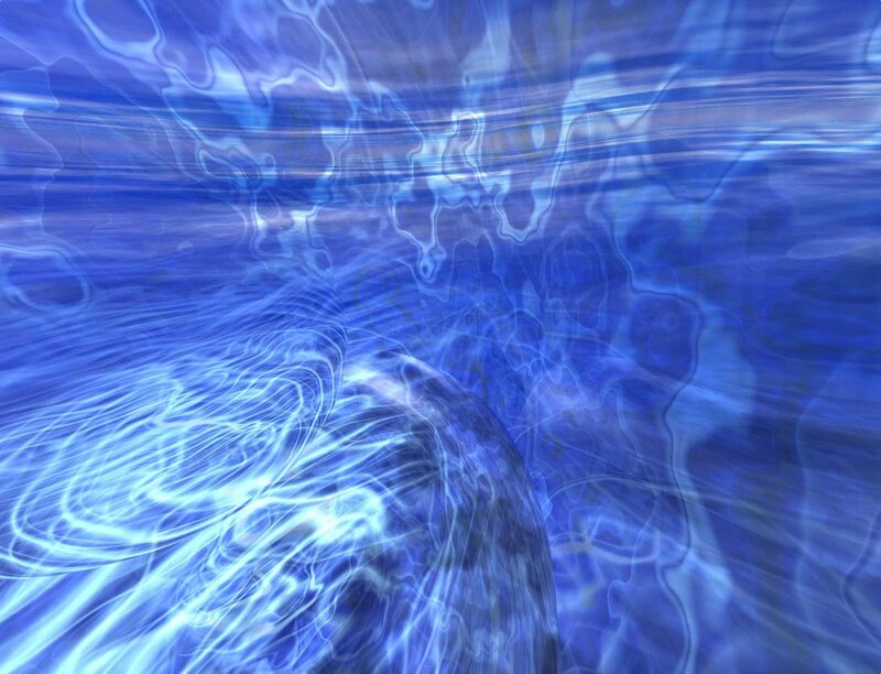 blue abstract energy flow