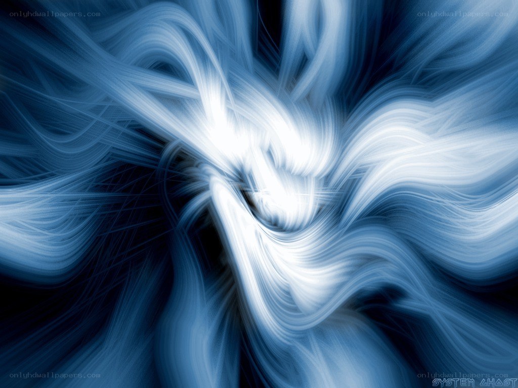 blue abstract energy swirl