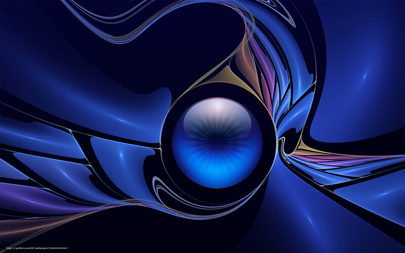 Blue Abstract Eye