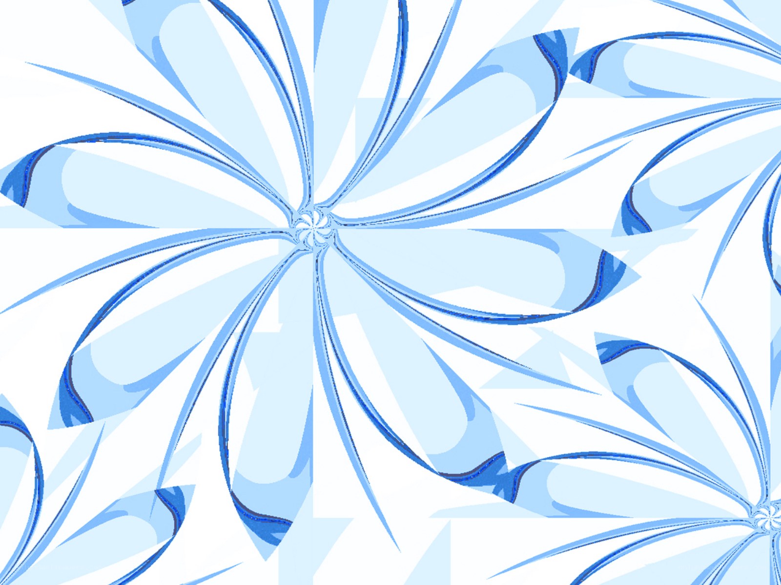 blue abstract floral pattern