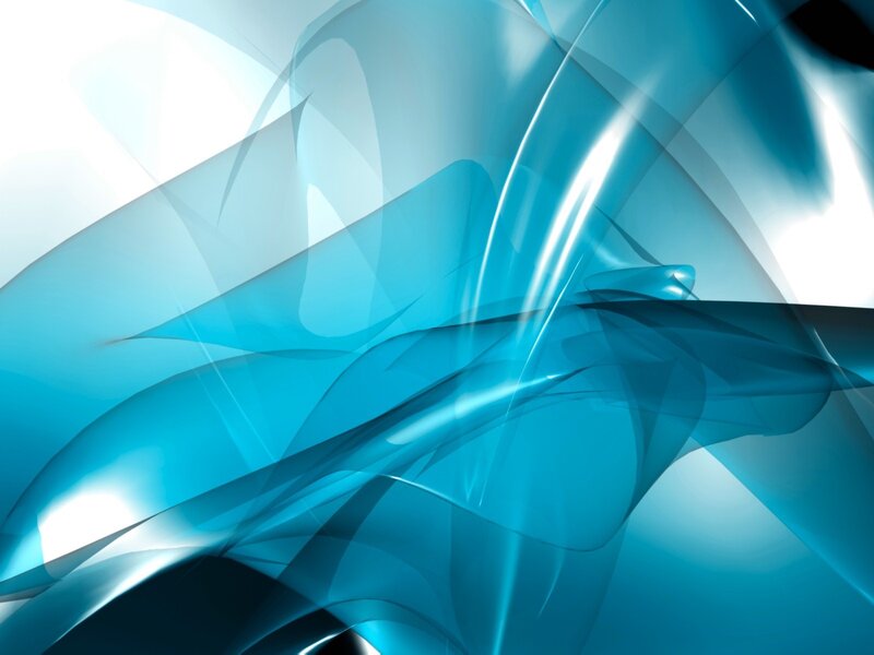 Blue abstract flowing design