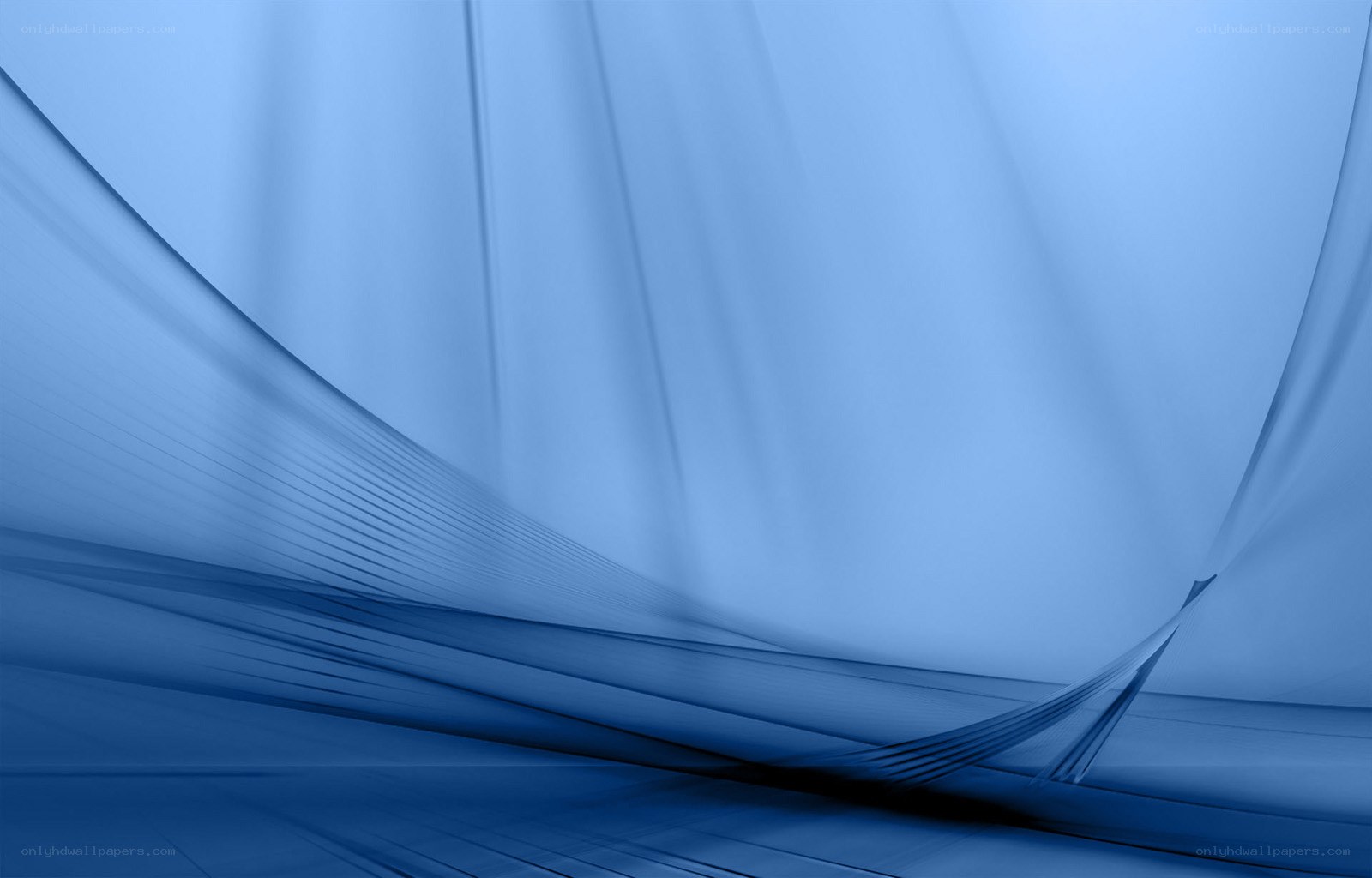 blue abstract flowing lines