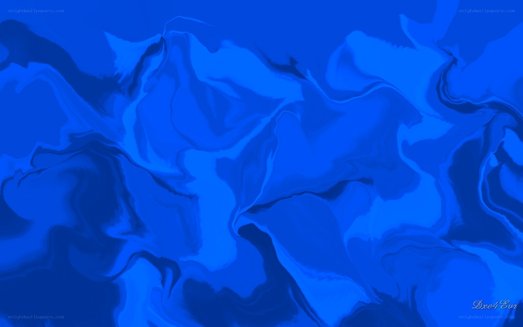 blue abstract fluid art
