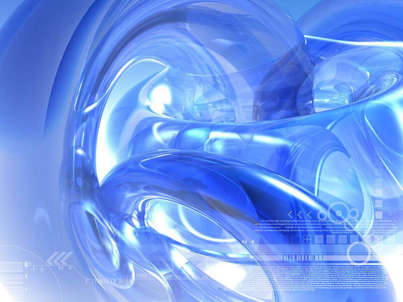 Blue abstract fluid design