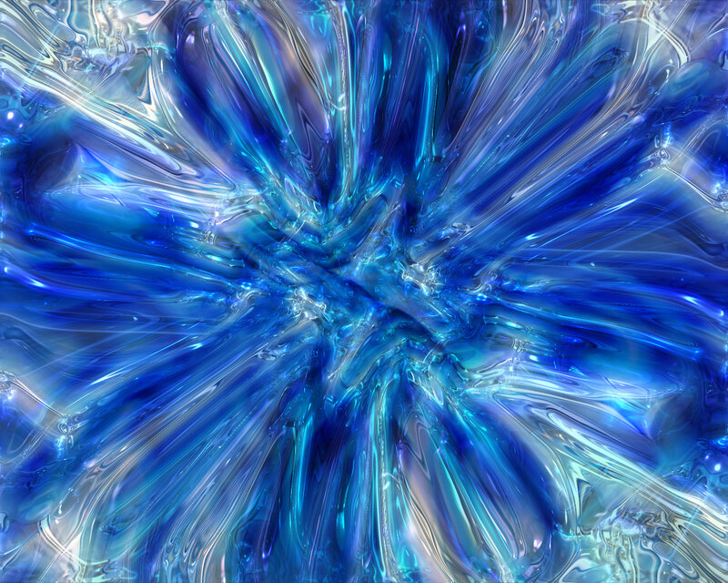 blue abstract fluid pattern