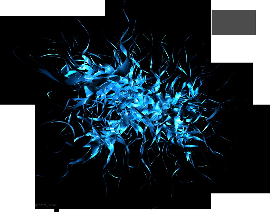 blue abstract fractal design