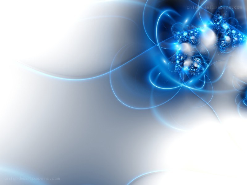 blue abstract fractal design