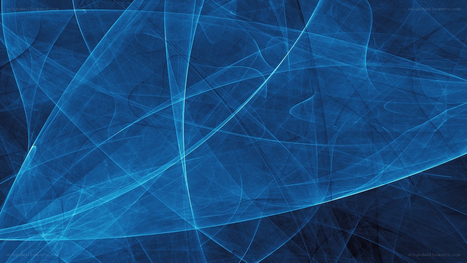 blue abstract fractal lines